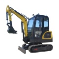 Mesin lansekap track karet excavator 2 ton mini