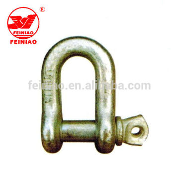 Forged Steel D Type Lifting Pin Shackle