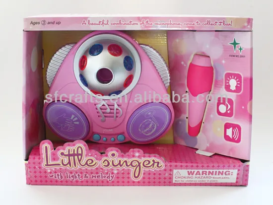 2014 new product electronic karaoke machine microphone music toys China supplier