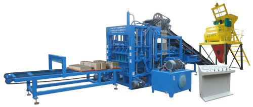 Concrete/Fly Ash Cement Interlock Brick Machine (QTY6-15)