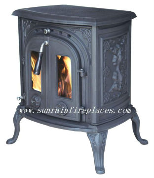 cast iron stove with boiler(JA046B)