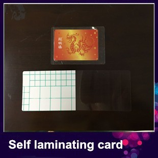 High Quality Instant Adhesive Self Laminating Cards