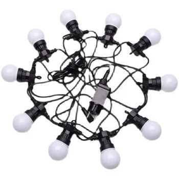 Solar-Powered G50 LED String Lights - Warm White & Colorful Holiday Wedding Decor with 4 Lighting Modes