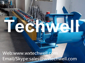 CCr 15 High Grade Steel Rolling Shutter Door Roll Forming Machine For 5-15m/min Forming Speed