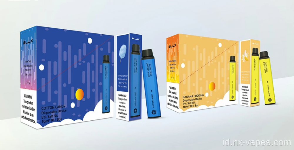 Legenda eluk berkualitas tinggi vape sekali pakai