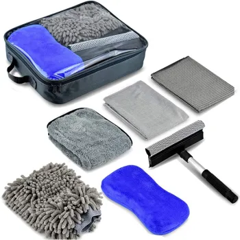 6 Piece Auto Promotional Gift Car Cleaning Set