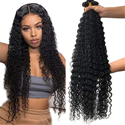 Lsy Natural Brazilian Deep Wave Curly Hair, Malaysian Loose Wavy/Deep Curly Hair Bundles,Wholesale Hair factory in China