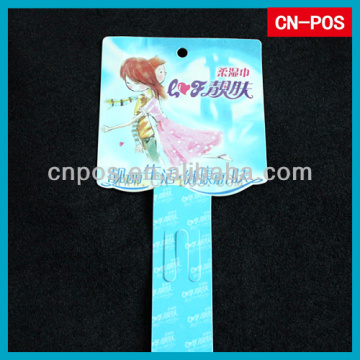 supermarket plastic display strip for hanging