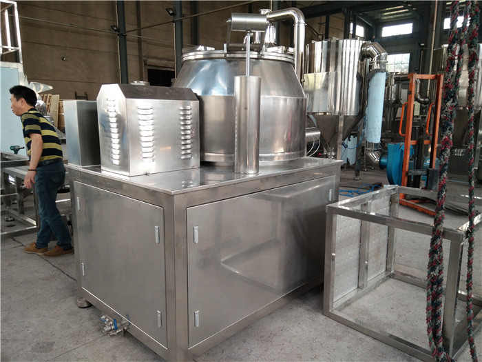 high speed wet type rapid mixer and granulator machine making granules for tablet candy and medical tablet