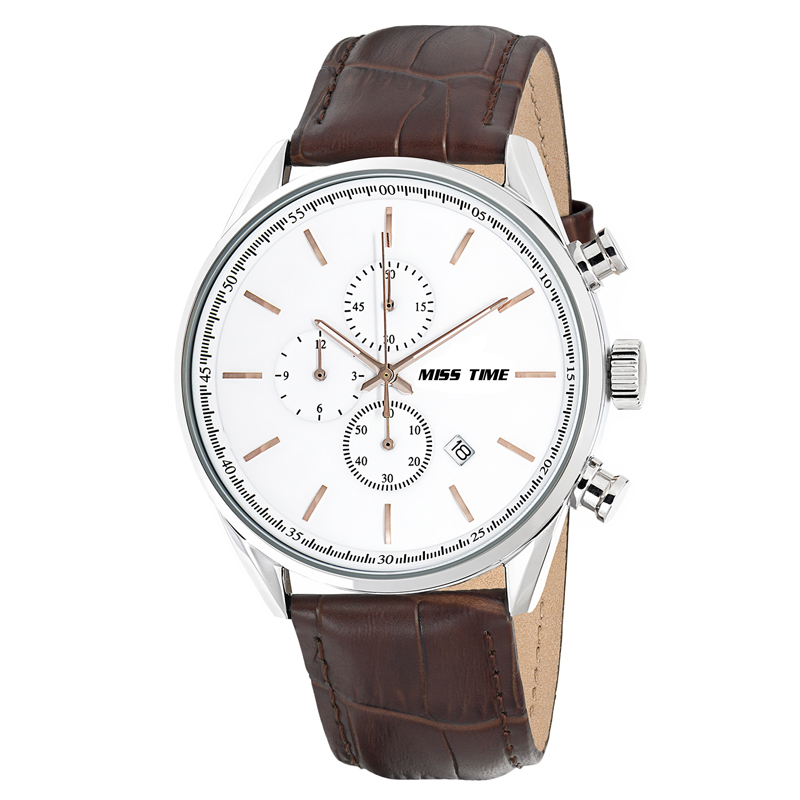 wholesale crystals leather western band mens hand brand mens watch