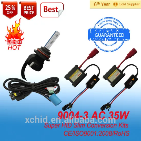 35W/AC/12V HID xenon kit, hid car headlight 9004/9007