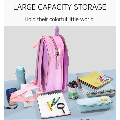 Ice Cream Kids Magic PU Kids Backpack