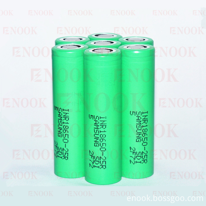 enook 18650 battery samsung 25R12