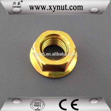 Factory Price Galvanized Yellow DIN6923 M14 Carbon Steel Hex Cap Nut
