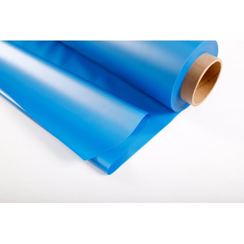 Película en relieve de PVC azul