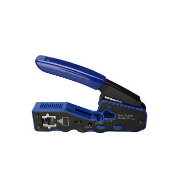High-Quality Multi-Function EZ RJ45 Pass-Through Crimper Tool for Cat6 RJ45 Plugs