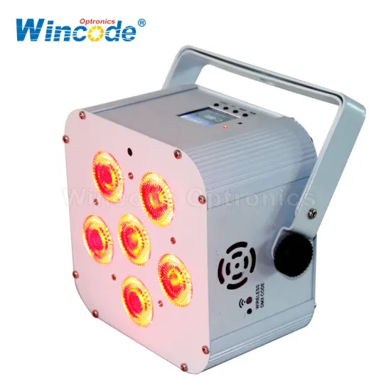 Wireless RGBWA UV LED Uplight - Battery Powered DMX for Weddings