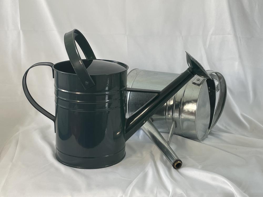 Metal watering can for watering