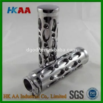 Aluminum / Alu 6061-t6 Auto Parts Processing Electroplating Motorcycle Handlebar Grips