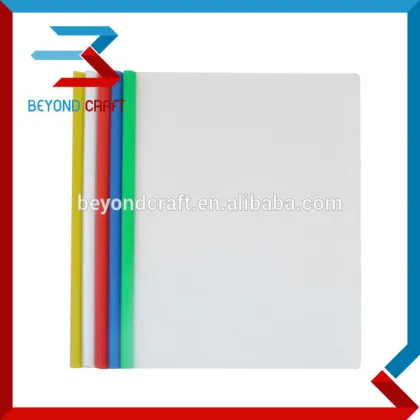 A4 report file cover sliding bar files
