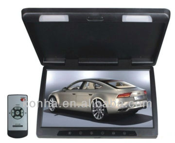 19" HD LCD flip down monitor with IR,FM,SD/USB