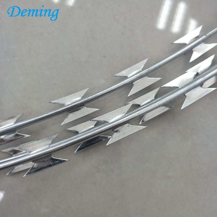 Factory Hot Dip Galvanized Razor Concertina Barbed Wire for Sale