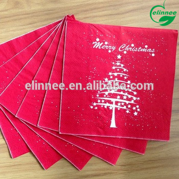 Customized napkin paper