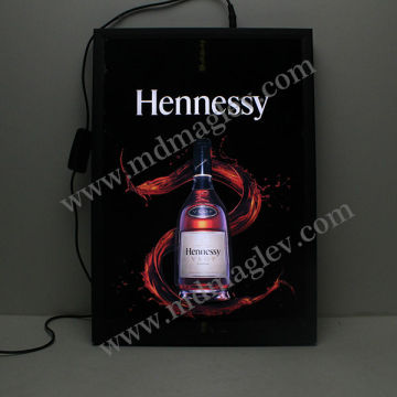 custom acrylic led light box, super slim acrylic LED animation light box