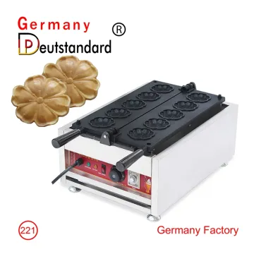 Cherry blossom waffle machine with CE
