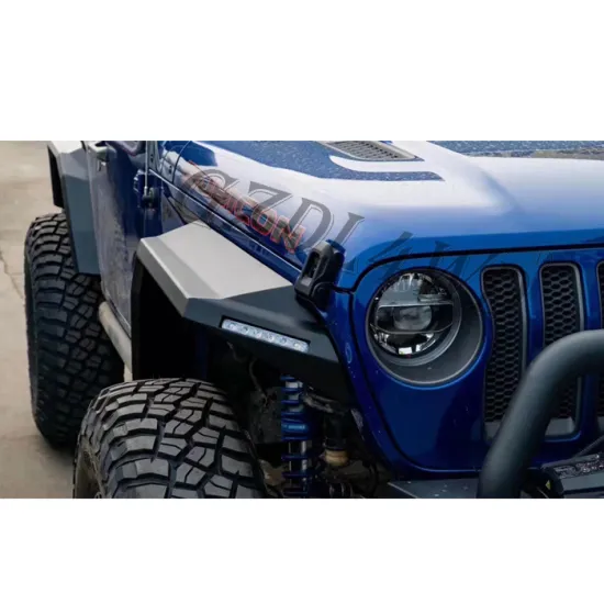 Aluminium Steel Wheel Arch Fender Flares 4x4 Offroad Body Kit for Wrangler JL 2018+