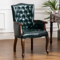 Classic Vintage Wood Backrest Study Chair