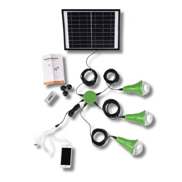 Easy CE Home Use LED Solar Lighting Kit: 1/2/3 Lamps Solar Light Home System