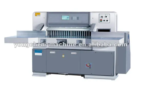 hydraulic programm control type paper cutter