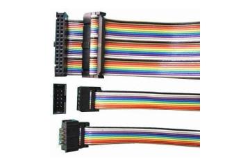 Rainbow flat cable assemblies
