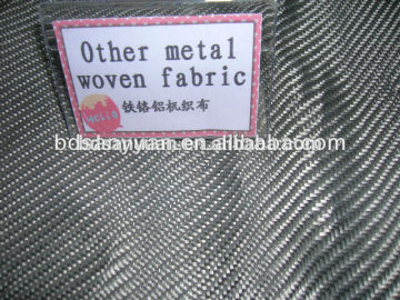 high temperature resistant Fe-Cr-Al alloy metallic woven burner fabric