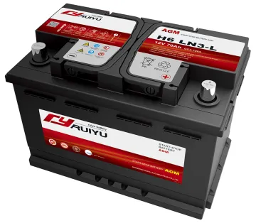 Factory Price High Quality AGM DIN75 75AH Battery for Car OEM