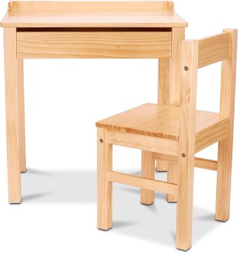 Kids Solid Wood Table and Chair Set for Playroom and Living Room - Hotel Furniture Factory Customization