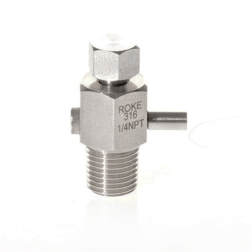 6000psi Stainless Steel Male Thread Bleed Valve Exhaust Valve