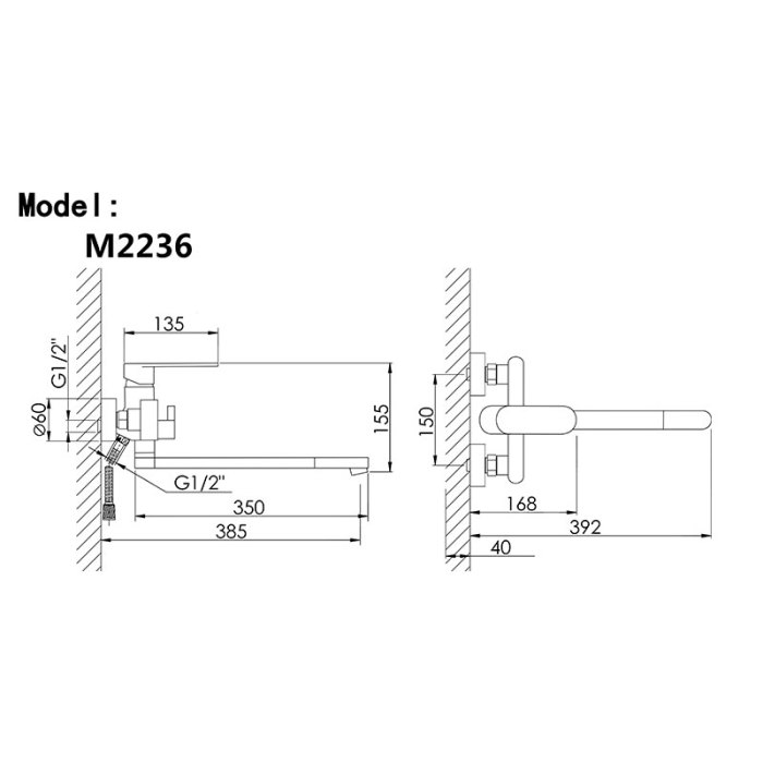 Sleek Zinc Alloy Faucet with Electroplated Finish