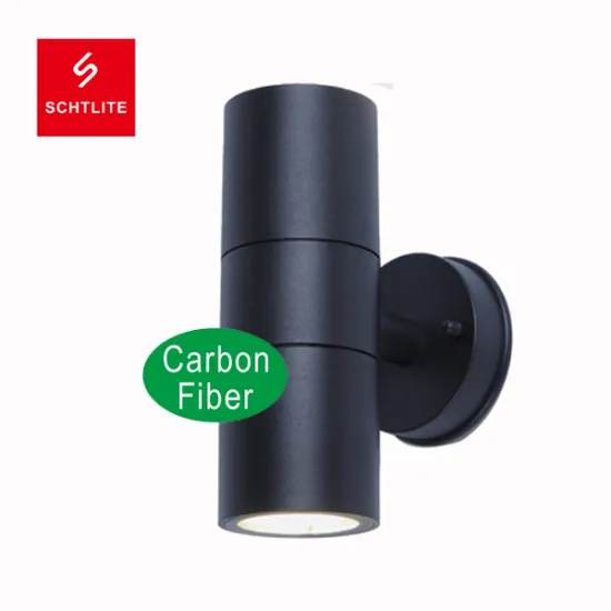 COBO GU10 Bulkhead Light: Carbon Fiber Nylon & Aluminum Outdoor Wall Lamp