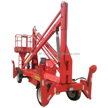 Electric Telescopic Spider Boom Lift Trailers with Heights 32ft-72ft (10M-22M)
