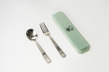 Forchetta cucchiaio Spork in puro titanio ultraleggero