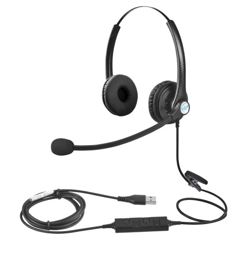 A26 USB telephone headset call center