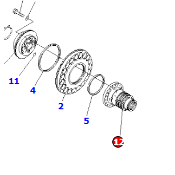 14X-22-14110 14X-22-12210 HUB FOR D65