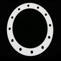 วงแหวนสีขาวแหวนพลาสติก PTFE ปะเก็นหน้าแปลน