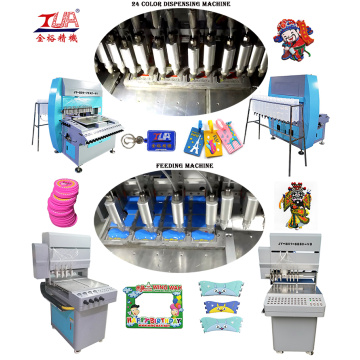 Machine de production de produits en silicone distributeur automatique
