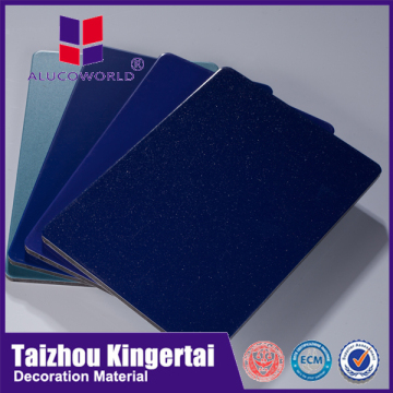 Alucoworld fashionable bright in colour aesthetic anstmction glossy aluminum composite panel