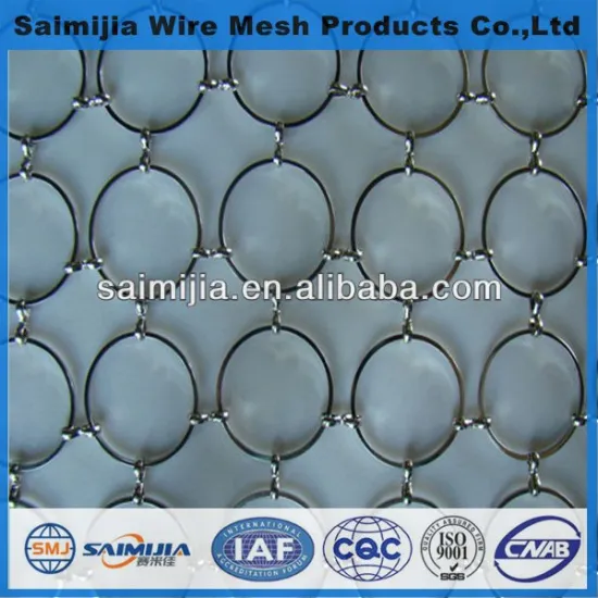 Best Quality Decorative Metal ring mesh