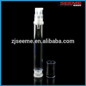 Wholesale mini airless bottle; 5ml airless bottle; 5ml 10ml 15ml refillable pump bottle
