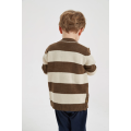 boy's fashion stripped round neck pure cashmere jumper